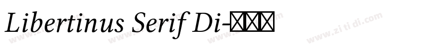 Libertinus Serif Di字体转换 Libertinus Serif Di字体转换